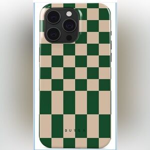 BURGA Checkered Phone Case iPhone 15 pro max